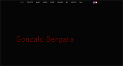 Desktop Screenshot of gonzalobergara.com
