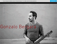 Tablet Screenshot of gonzalobergara.com